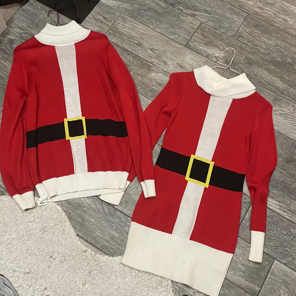 2 Tipsy elves sweaters: mens size medium womens small! Worn 1 time